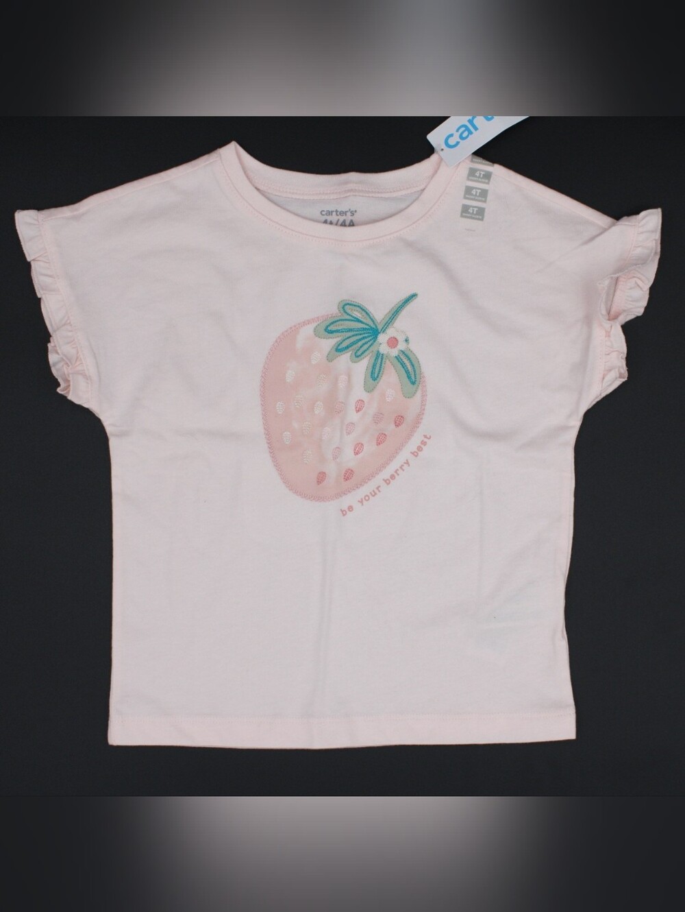 Carter’s Girls 4T Light Pink Strawberry Top